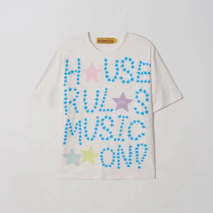 [BUNJANG] Garmentsfab House Rules Star Tee Ivory / 가먼츠팹 House Rules Star Tee (IVORY) 판매합니다