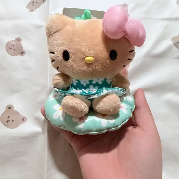 [BUNJANG] Tanning Kitty Tube Doll Keychain / 태닝키티 튜브 인형 키링