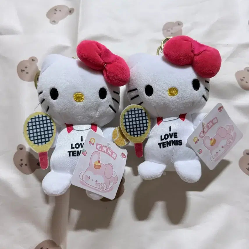 [BUNJANG] Hello Kitty Tennis Doll Keychain / 헬로키티 테니스 인형 키링