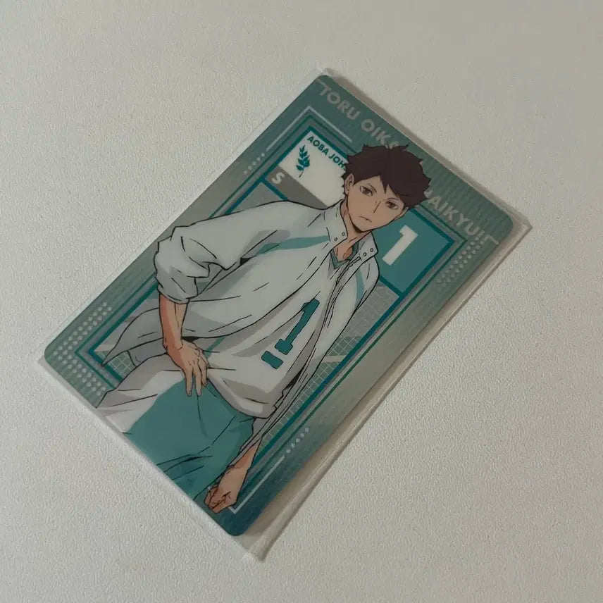 [BUNJANG] Haikyuu!! Tooru Oikawa Card / 하이큐 오이카와 토오루 메탈 카드