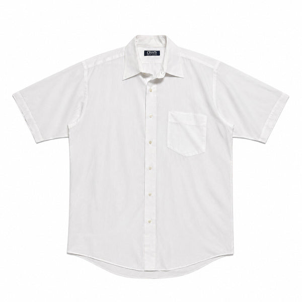 [BUNJANG] CHAPS Ralph Lauren White Short Sleeve Button-Down Shirt (YS) / USA 90s 미국 빈티지 Y2K 클래식 챕스 랄프로렌 화이트 반팔 셔츠