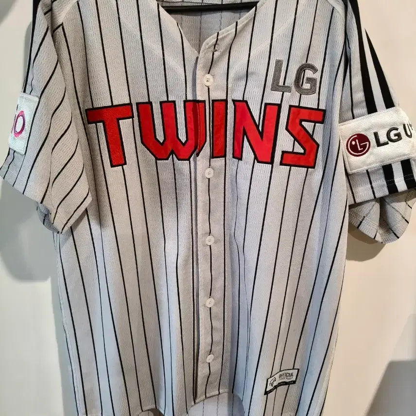 [BUNJANG] LG Twins Baseball Uniform Gray Size 110 / LG 트윈스 야구 유니폼 그레이 gray 색상 사이즈 110