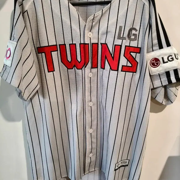 [BUNJANG] LG Twins Baseball Uniform Gray Size 110 / LG 트윈스 야구 유니폼 그레이 gray 색상 사이즈 110