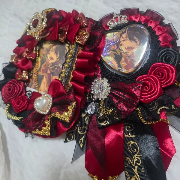 [BUNJANG] Rose Rosette Ita Bag Deco Top Loader / 이타백 탑꾸 탑로더 판매 레드 로즈 로제트 굿즈
