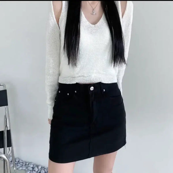 [BUNJANG] Black Skirt / 블랙 스커트