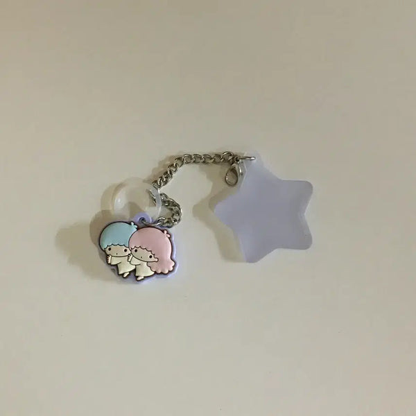 [BUNJANG] Sanrio Kiki Lala Little Twin Stars Umbrella Accessory Keychain / 산리오 키키라라 리틀트윈스타 우산 악세사리 키링
