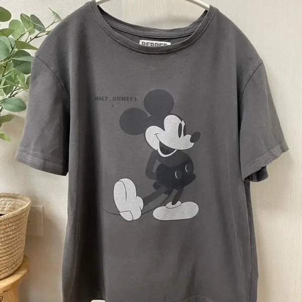 [BUNJANG] Paper Disney Mickey Mouse Short Sleeve T-Shirt / 페이퍼 디즈니 미키마우스 반팔티셔츠