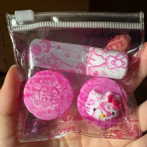 [BUNJANG] Hello Kitty Classic Lens Case / 새상품) 헬로키티 렌즈케이스 렌즈통 고전키티