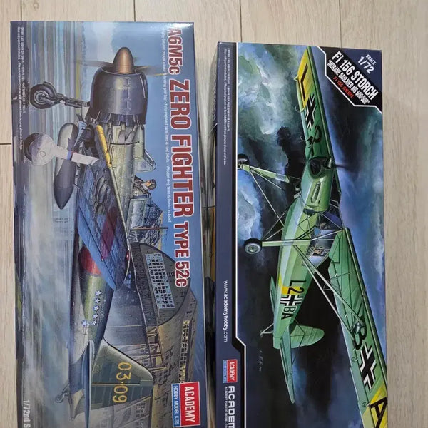 [BUNJANG] Academy 1/72 Aero Plastic Model Kit: Shturmovik & Zero / 아카데미 1/72 에어로 프라모델 슈토르히&제로