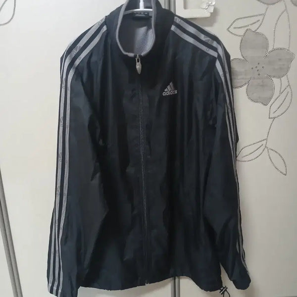 [BUNJANG] Adidas Track Top Windbreaker Black / 아디다스 트랙탑 바람막이 검정