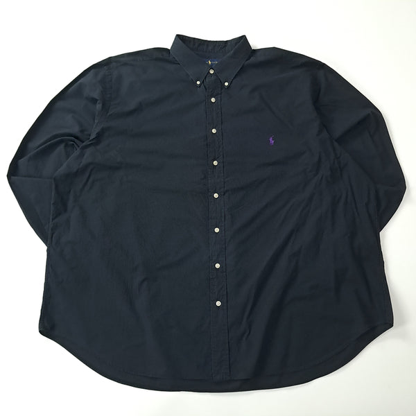 [BUNJANG] Polo Ralph Lauren 3XB Black Oversized Cotton Button-Down Shirt / CA300 3XB 폴로 빅사이즈 00s 블랙 셔츠 남방