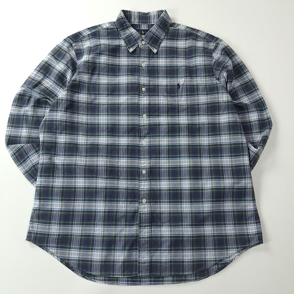 [BUNJANG] Polo Ralph Lauren 00s Tartan Check Button-Down Shirt XL / CA310 XL 폴로 00s 프레피 타탄체크 셔츠 남방