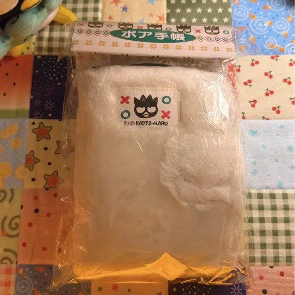 [BUNJANG] 1998 Sanrio Badtz-Maru Boa Fur Diary Binder / 격레어) 1998 배드바츠마루 보아 퍼 수첩 산리오 고전 다이어리 바인더