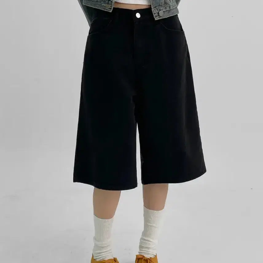 [BUNJANG] Black Up MADE Malta Bermuda Cotton Pants Black M / 블랙업 MADE 몰타 버뮤다 코튼팬츠 블랙 M