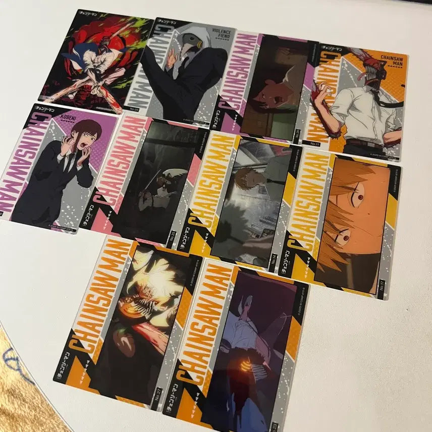 [BUNJANG] Chainsaw Man Clear Card Bundle Set / 체인소맨 클리어 카드 일괄