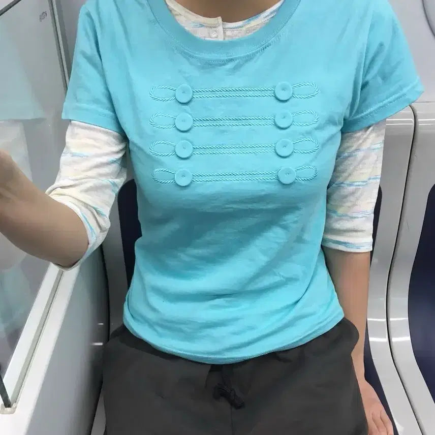 [BUNJANG] Napoleon Short Sleeve Set / 나폴레옹 반팔 세트