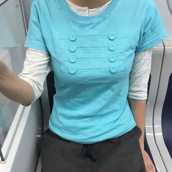 [BUNJANG] Napoleon Short Sleeve Set / 나폴레옹 반팔 세트
