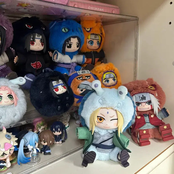 [BUNJANG] Naruto Eaki Plush Doll Bundle Set (Itachi, Sasuke, Kakashi, Jiraiya, Sakura, Naruto, Tsunade) / 나루토 eaki 인형 일괄 (이타치 사스케 카카시 지라이야 사쿠라 나루토 츠나데)