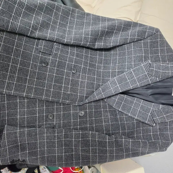 [BUNJANG] Tonywack Premium Wool Check Double Jacket / 토니웩 프리미엄울 체크 더블자켓