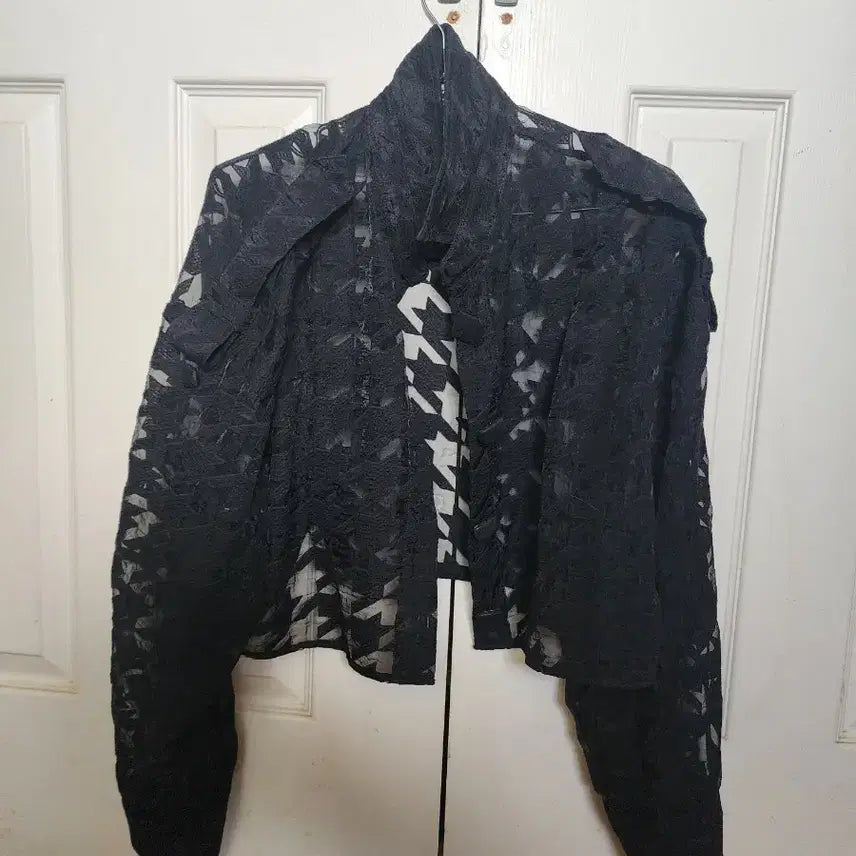 [BUNJANG] Black Lace Bolero Jacket / 블랙 레이스 볼레로 자켓