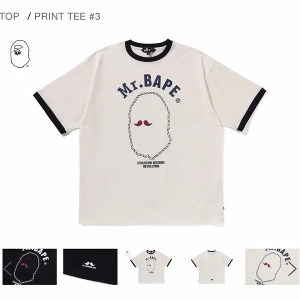 [BUNJANG] Bape Mr. Bape Ringer Tee XL / Bape중 고급라인 mr bape 링거티 팔아요