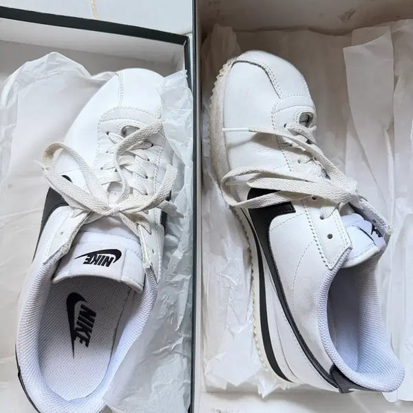 [BUNJANG] Nike Cortez Black and White (265) / 나이키 코르테즈 검흰 (265)