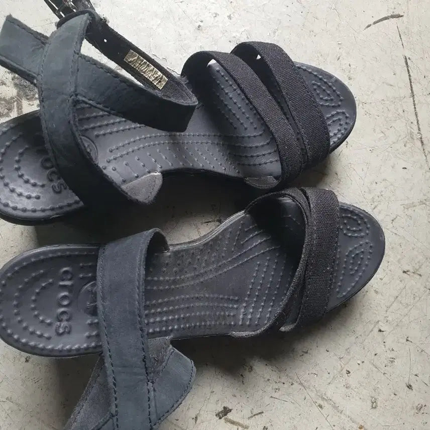 [BUNJANG] Crocs Wedge Women's US 6 (230-235mm) / 크록스 웨지 W6   230ㅡ235