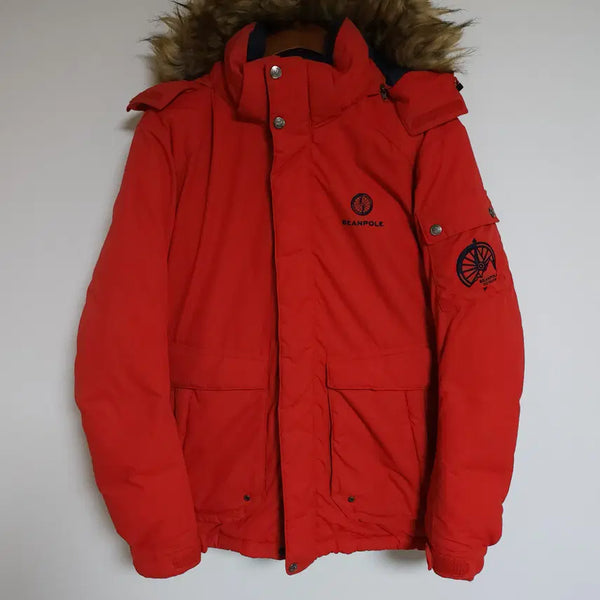 [BUNJANG] Beanpole Red Men's Down Padded Jacket Jumper G231 / [95] 빈폴 레드 남성 패딩 덕다운 남자 자켓 점퍼 G231