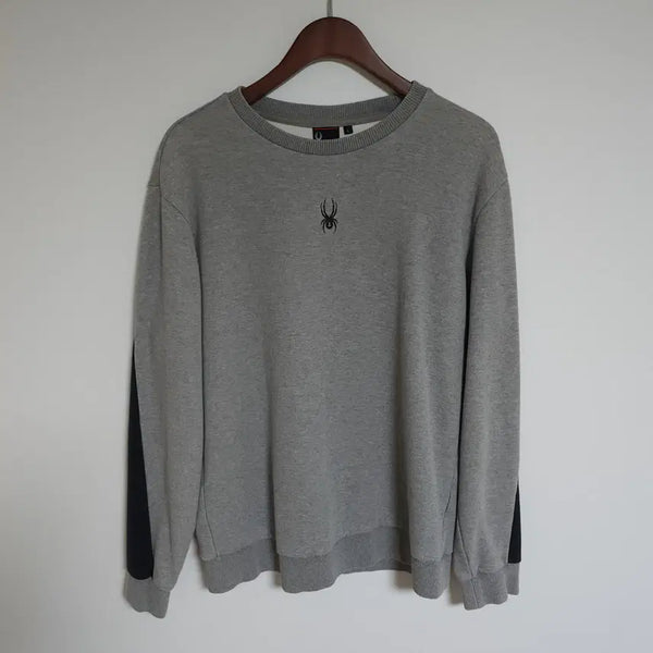 [BUNJANG] Spider Grey Men's Sweatshirt Logo T-shirt / [L] 스파이더 그레이 남성 맨투맨 로고 남자 티셔츠 G234