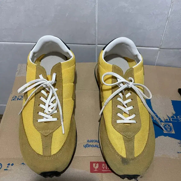 [BUNJANG] IYSO Mercury 80S Old Gold Sneakers Size 250 / IYSO MERCURY 80S OLD GOLD 250