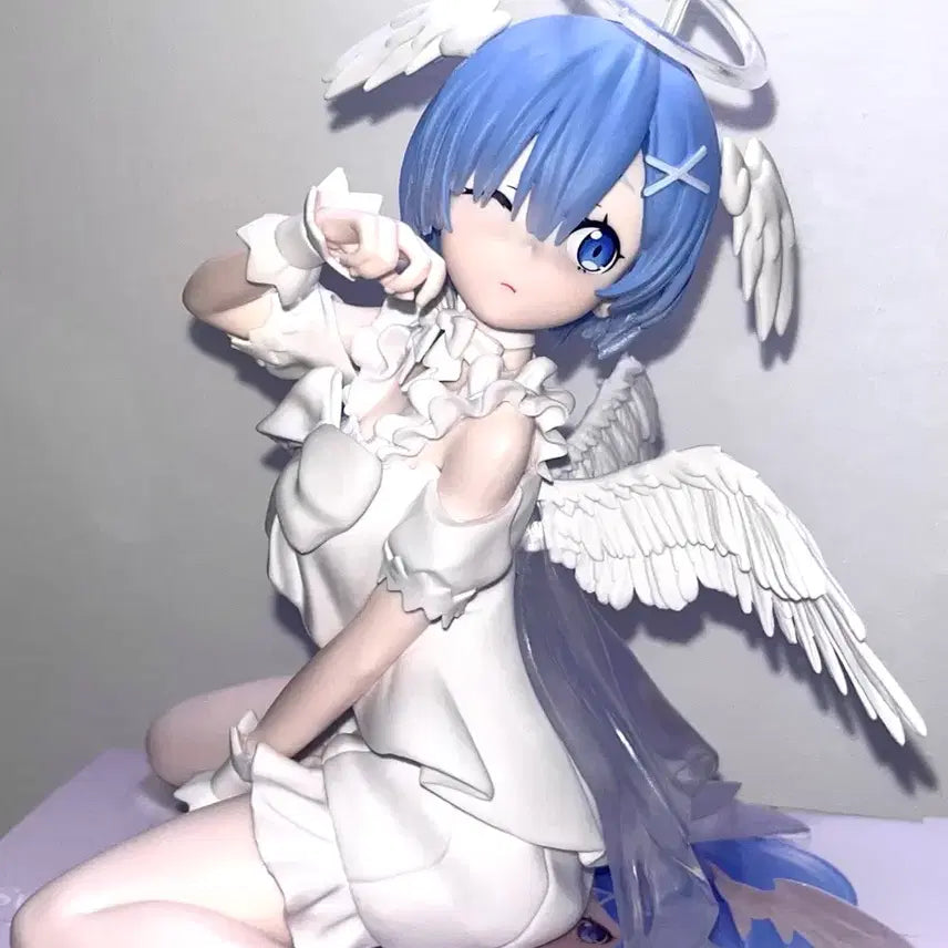 [BUNJANG] Banpresto Re:Zero Rem Angel Ver. Relax Time Figure / 리제로 반프레스토 릴렉스타임 렘 천사 피규어
