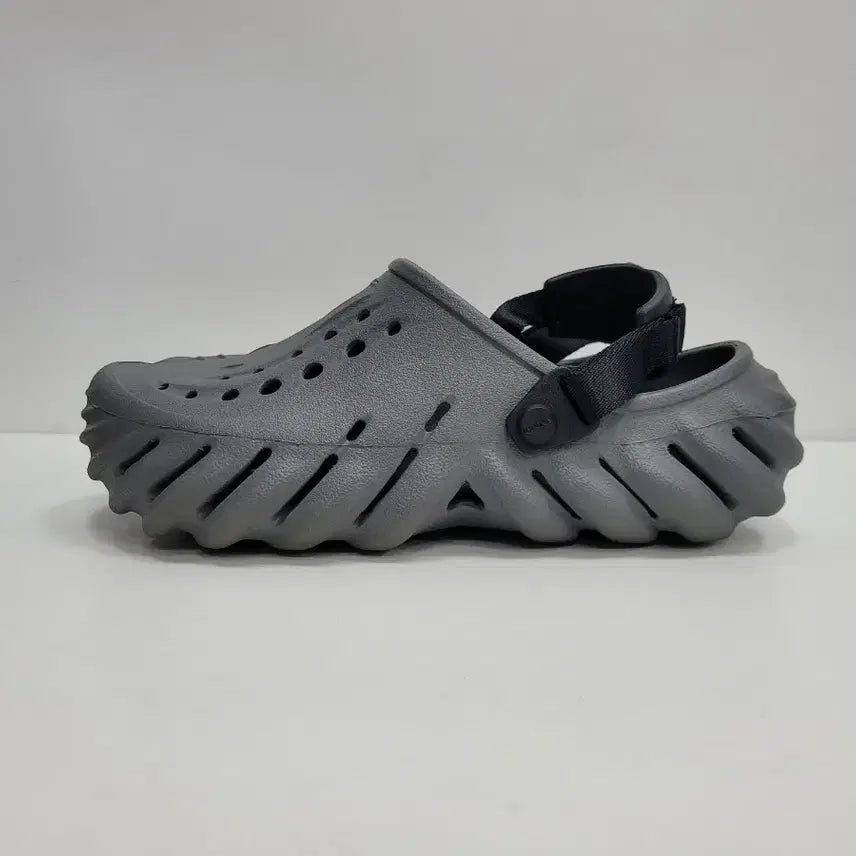 [BUNJANG] Crocs 24SS Echo Clog Sandals - Slate Grey (Men's M8/Women's W10) / 크록스 24SS 에코 클로그 샌들 / 260 슬레이트 그레이