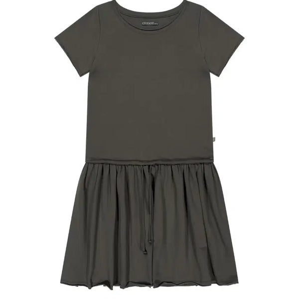 [BUNJANG] Koiseio 038 Shirring Dress Brown (M) / 코이세이오038 셔링원피스 브라운 M사이즈