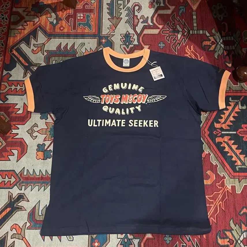 [BUNJANG] TOYS McCOY Ringer T-Shirt Navy L / 토이즈맥코이 링거 티셔츠 [L] 네이비