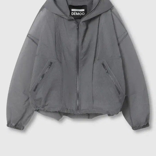 [BUNJANG] Gouce Stripe Zip-Up Hoodie Jacket / 구/호 스트라이프 지퍼 후드 재킷