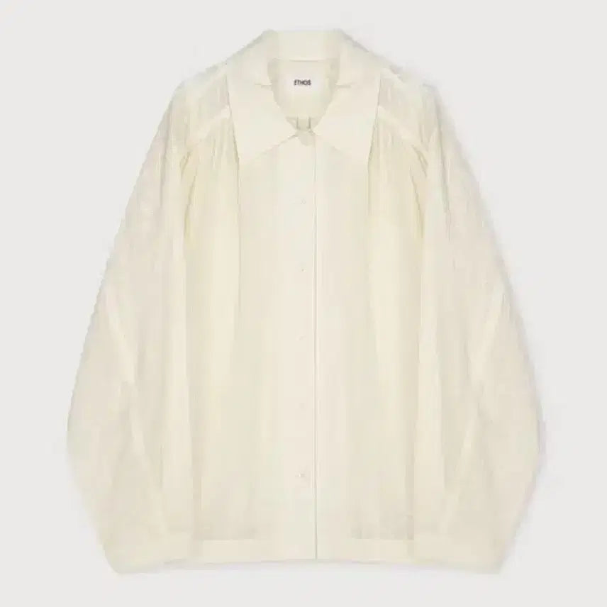 [BUNJANG] ETHOS Embroidery Shirt Ivory / ETHOS 에토스 브로더리(자수) 셔츠 아이보리