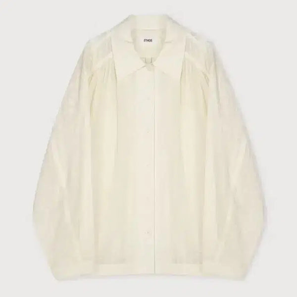 [BUNJANG] ETHOS Embroidery Shirt Ivory / ETHOS 에토스 브로더리(자수) 셔츠 아이보리