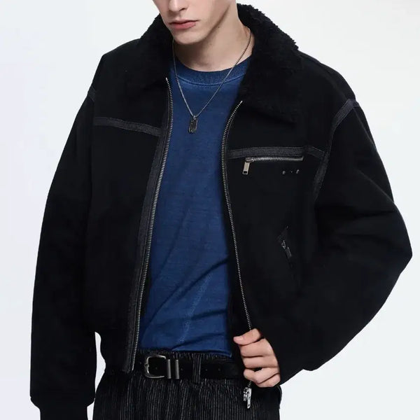 [BUNJANG] RSSC Denim Mustang Black Jacket / rssc 데님 무스탕 블랙 2 오늘 구매시 29만원