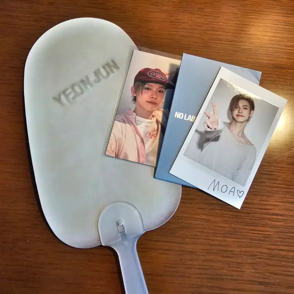 [BUNJANG] TXT Yeonjun 'Ice Cream' Photocard, Polaroid, Fan Set / 연준 아이스크림 공방포카+폴라+부채 양도