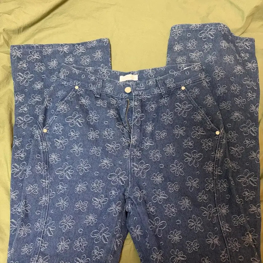 [BUNJANG] Vermula Floral Pants / 버뮬라 꽃무늬 바지