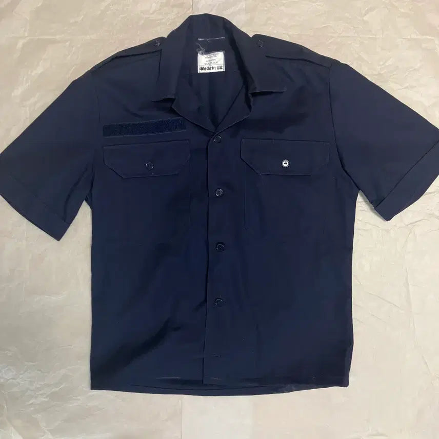 [BUNJANG] British Military Short Sleeve Shirt / 영국군 반팔 셔츠