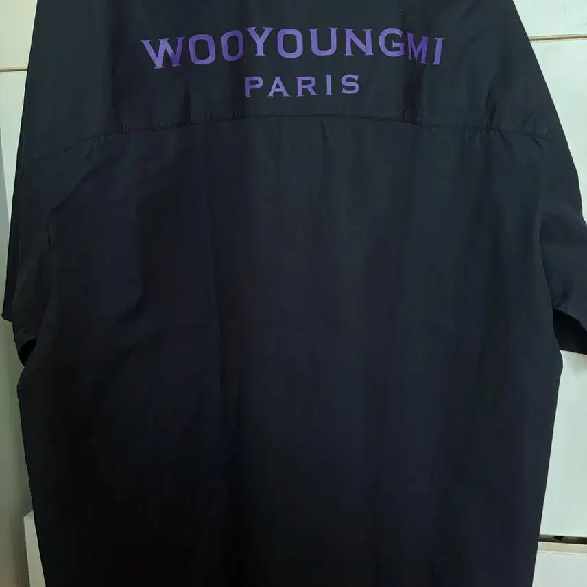 [BUNJANG] Wooyoungmi Navy Short-Sleeve Shirt / (48)우영미 반팔 셔츠 네이비 색상
