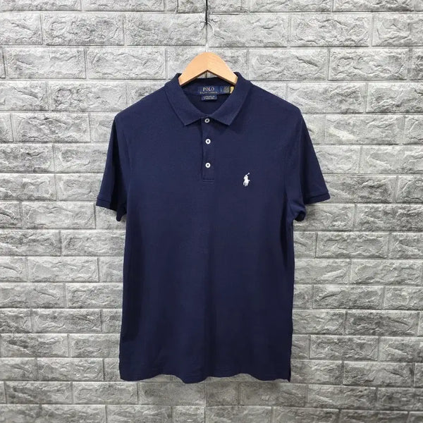 [BUNJANG] Polo Ralph Lauren Navy Short Sleeve Polo Shirt Size 100 / 폴로 랄프로렌 네이비 반팔 카라티  사이즈 100