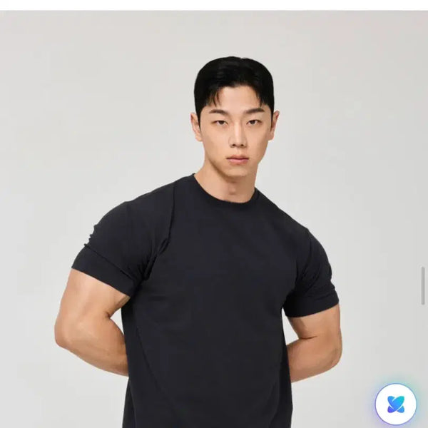 [BUNJANG] Hugbon Muscle Fit T-Shirt (M) / 허그본 머슬핏 반팔티 M