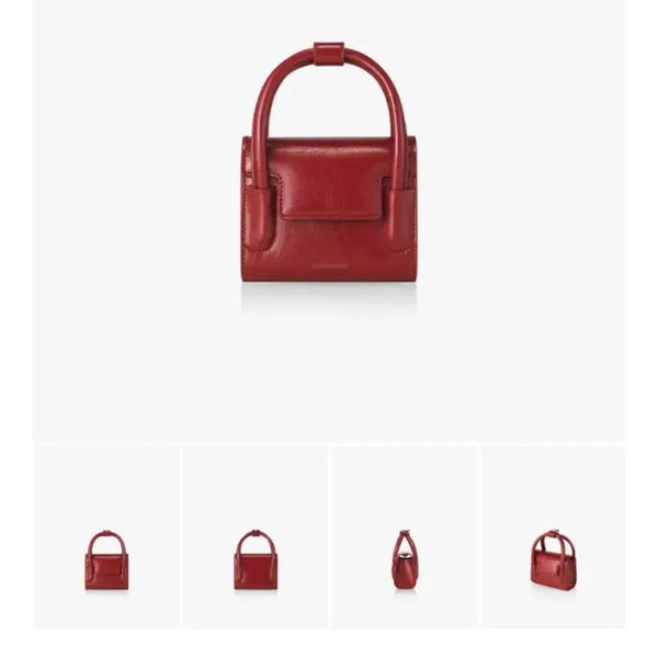 [BUNJANG] Find Kapoor Martie Bag 12 Crinkled Red / 파인드카푸어 마티백 12 크링클드 레드