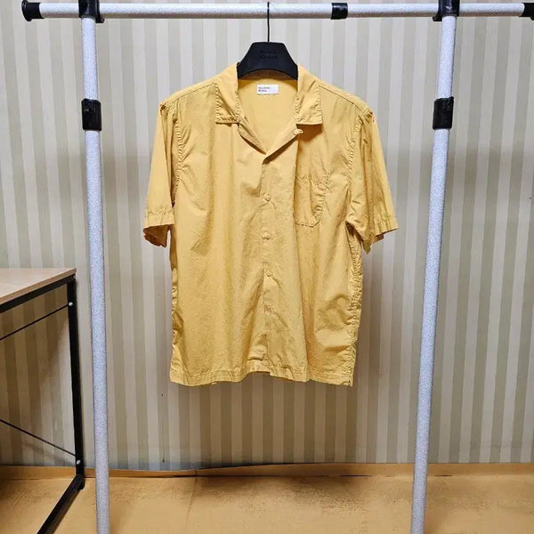 [BUNJANG] Universal Works Cotton Camp Shirt Yellow XL / 유니버셜웍스 셔츠 코튼 XL