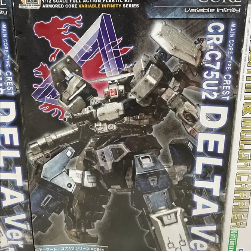 [BUNJANG] Kotobukiya Armored Core Crest Delta 1/72 Scale Plastic Model Kit / 초희귀) 코토부키야 아머드코어 크레스트 델타
