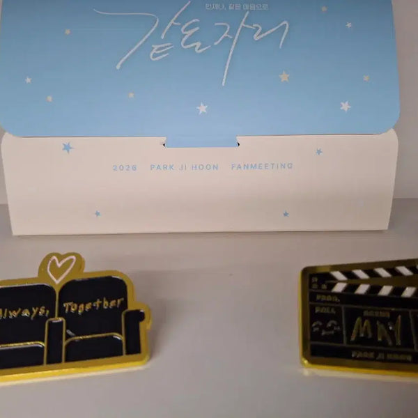 [BUNJANG] Park Jihoon 'Same Place' MD Badge Set (Photocard Not Included) / 박지훈 같은자리 md 뱃지세트 (포카 미포함)