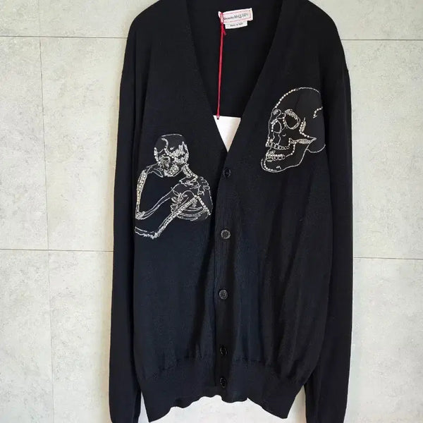 [BUNJANG] Alexander McQueen Skull Patch Cardigan / 알렉산더 맥퀸 스컬 패치 가디건/ 미시착 새제품