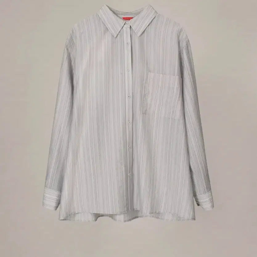 [BUNJANG] Overdue Flare Oversized Shirt Grey / 오버듀플레어 셔츠 그레이